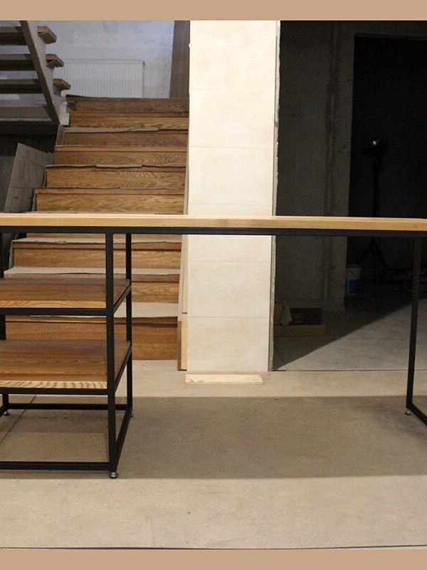 Купить стол письменный в стиле лофт ges-65 с доставкой по Москве и России Стол письменный в стиле лофт GES-65